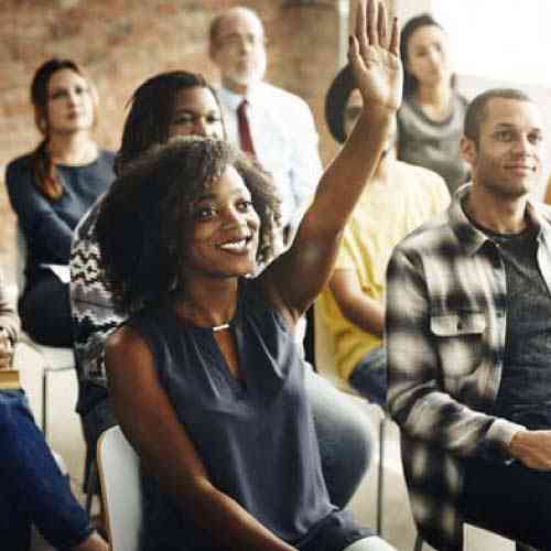 Training A professional conducting a Supervisor Training Service in California